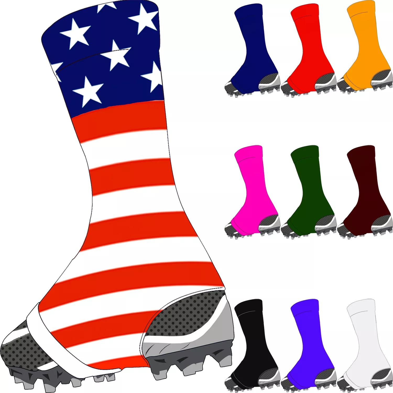 TCK Spats Football Cleat Covers