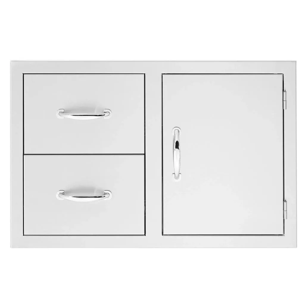 TrueFlame 36" 2-Drawer & Access Door Combo TF-DC2-36
