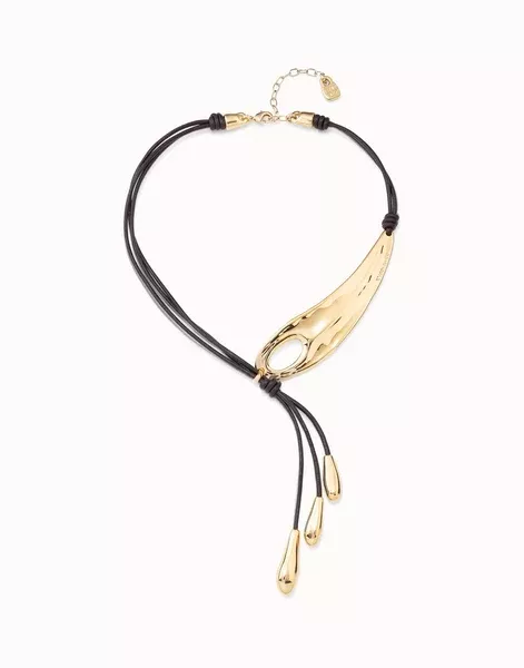 Uno de 50 Big Leaf Necklace