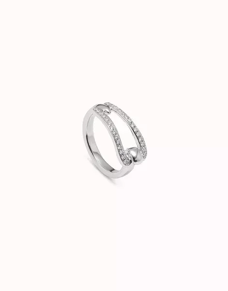 Uno de 50 Silver Prosperity Topaz Ring