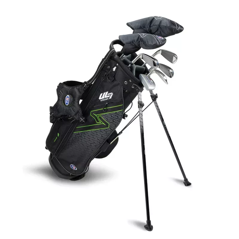 US KIDS UL7 57" 7 Club Stand Set, All Graphite with Golf Bag