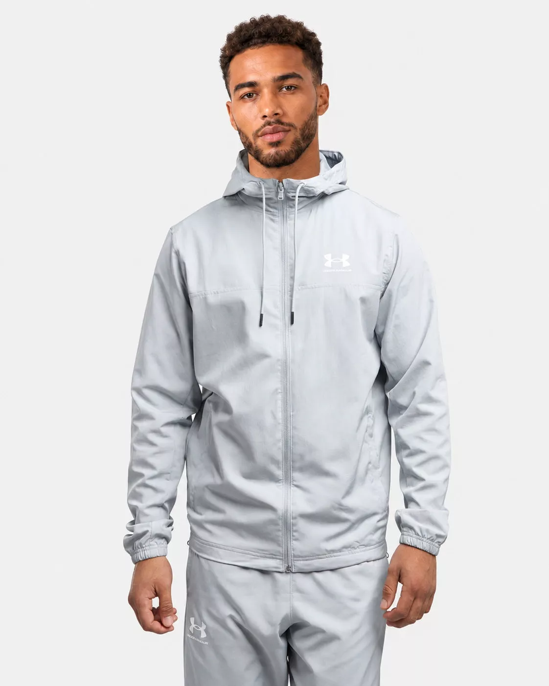 Veste Under Armour Running Rival Woven - Gris