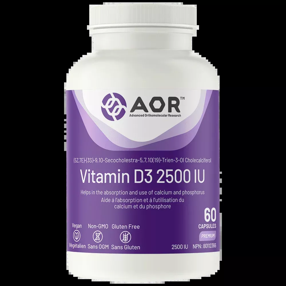 Vitamin D3 2500IU 60caps