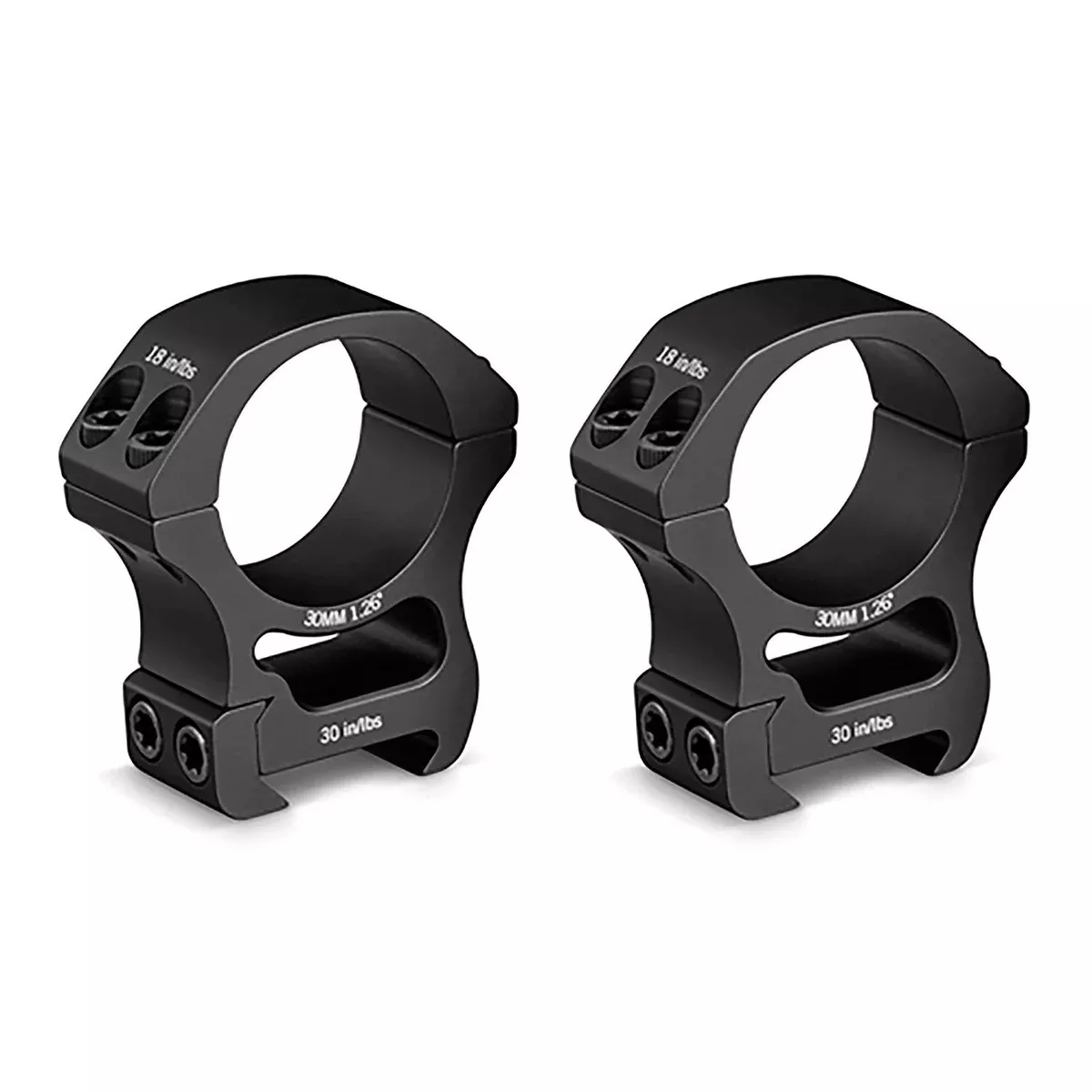 Vortex Optics Pro Series Riflescope Rings T-25 Torx-style Socket Cap - 2/pack
