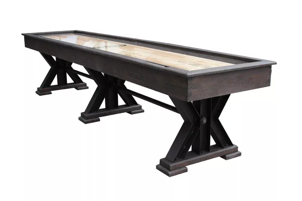 "The Weathered" Shuffleboard Table by Berner Billiards