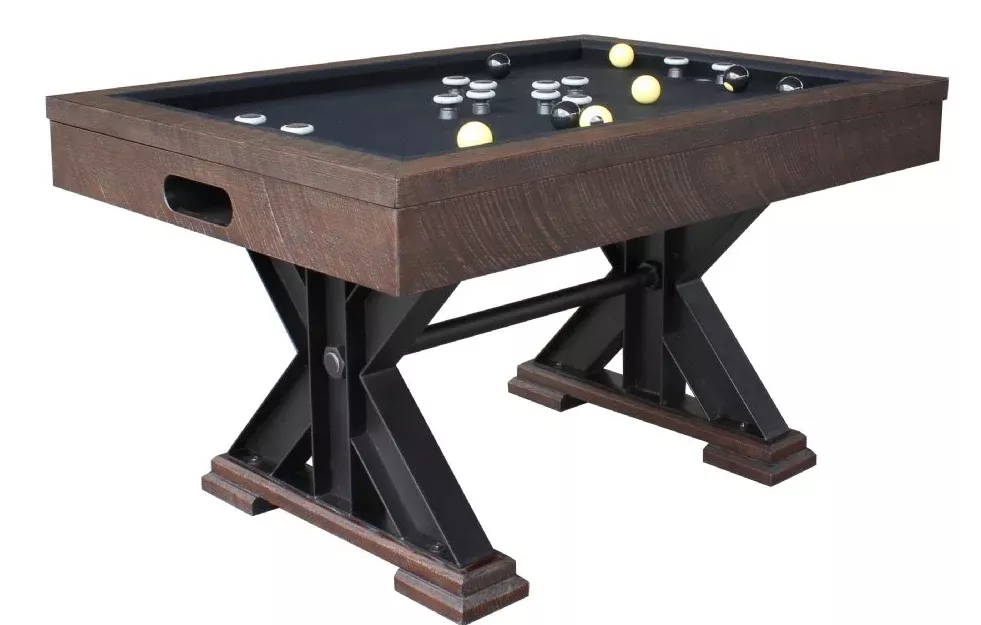 "The Weathered" Slate Bumper Pool Table by Berner Billiards